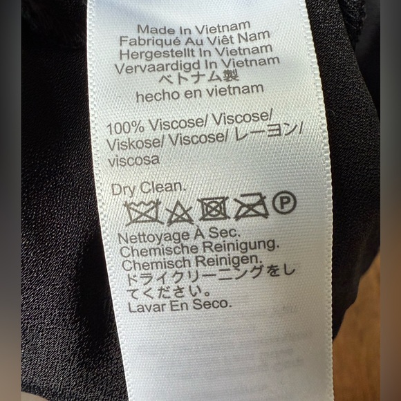 NWT J CREW COLLECTION V Neck Slip Dress Luster Crepe Black Maxi Whimsigoth 12 - Picture 7 of 8